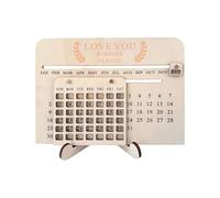 Yearly Stand - 2026 Schedule Panel, Rustic Tabletop Guide, Timber Decor Item | Office, Apartment, Classroom, Teen Space, Women Room, Daily Tracking, Motivation Setup, Interior Accent