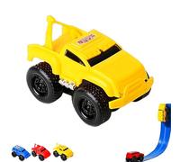 Yearpilrim Magnetic Wall Climbing Toy Car, Yearpilrim Car Toy Wall Climbing, Cars That Drive on Walls and Ceiling, Anti-Gravity Wall Climbing Magnetic Track Toy Car (Yellow)