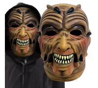 Yearsahrk Jeepers Creepers Maschera Horror Zombie Maschere Spaventoso Ghostface Casco a testa intera Halloween Cosplay Costume Party Puntelli