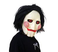 Yearsahrk Saw Mask Horror Jigsaw Maschera Clown Maschera Scary Billy Maschere Carnevale Halloween Costume Cosplay Lattice Accessori di scena