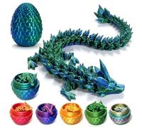 Yearsahrk Uovo di drago stampato 3D misterioso drago giocattolo realistico realistico drago mobile figure sorpresa uova di drago Easter decorazioni per la casa
