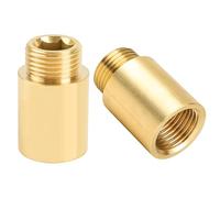 YEAUPE PRO 2 Pezzi Prolunga in Ottone G1/2"x 30mm(IG Ø19,5mm x AG Ø20,3mm),Raccordo Prolunga di Collegamento Filettatura in Ottone per Acqua Potabile e Riscaldamento