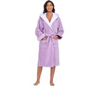 YEAUPE PRO Accapello con cappuccio da donna, 100% cotone, lavanda, taglia XL