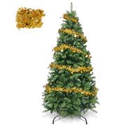 YEAUPE PRO Albero di Natale Artificiale 150 cm | Montaggio Semplice a 3 Sezioni | Adatto per Interni ed Esterni, Soggiorno e Giardino | Albero in PVC, Verde