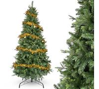 YEAUPE PRO Albero di Natale artificiale da 170 cm con 800 punte, PVC + PE | Base in metallo robusto con nastro decorativo da 9 m incluso | Per uso interno ed esterno