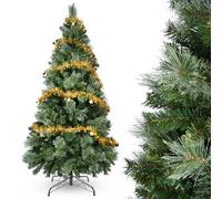 YEAUPE PRO Albero di Natale Artificiale in PVC 170cm con 800 Punte, 3 Sezioni per Montaggio Facile, Compatto, Base in Metallo