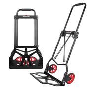 YEAUPE PRO Carrello pieghevole,Carrello con Ruote Portatutto,Capacità di carico 100 kg, Altezza regolabile 110 cmincl- 2 corde elastiche