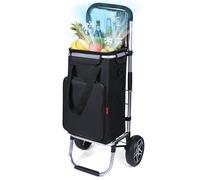 YEAUPE PRO Carrello Spesa Pieghevole 3 in 1 con Compartimento Isotermic Max. 50L