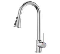 YEAUPE PRO Rubinetto Lavello Cucina Fregadero, Miscelatore Cucina Extraible con 360° Bocca Girevole, Rubinetti Cucina con ABS Doccetta,3 Modalità,Acciaio Inossidabile Rubinetti per Lavello a 1 Foro