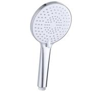 YEAUPE PRO Soffione Doccia Anticalcare, 3 Modi Funzione soffione doccia alta pressione(Φ120mm), Risparmio Idrico, Soffione Per Doccia Universale Dimensione Collegare, Cromo