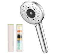 YEAUPE PRO Soffione doccia portatile con filtro, 6 modalità di spruzzo, installazione facile senza attrezzi, design leggero, universale per il bagno