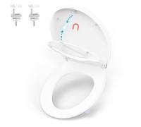 YEAUPE PRO Tavoletta WC Forma O con Riduttore Bambini e Chiusura Rallentata