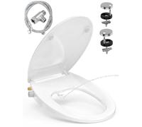 YEAUPE PRO Tavoletta WC Forma O in Urea Non Elettrico con Bidet, Soft Close