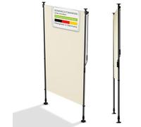 YEAUPE PRO Tenda da sole verticale per esterni, 150 x 270 cm, senza forature, tenda da sole con manovella, adatta per balconi, terrazze, esterni e giardini, frangivista resistente alle intemperie