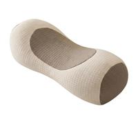 Yeaxxsqy Cuscino per il collo in grano saraceno, supporto per il collo regolabile, Beige, 15 pollici, rotolo