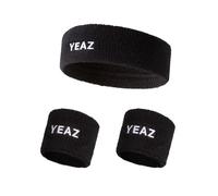 YEAZ FAME Set - fascia per la testa e 2 fasce antisudore 3 cm
