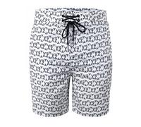 YEAZ Pantaloncini da bagno 'Dazzers' grigio / bianco Uomo - Abbigliamento - Moda mare - Pantaloncini da mare YEAZ L
