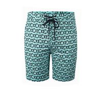 YEAZ Pantaloncini da bagno 'Dazzers' turchese / nero Uomo - Abbigliamento - Moda mare - Pantaloncini da mare YEAZ XL