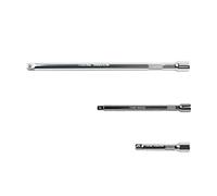 YEBOCIYO 3pcs Prolunghe per Cricchetto 1/4'' Estensioni a bussola Set di Chiavi a Tubo Acciaio al Cromo Vanadio Chiavi a Bussola Estensione Punta Adattatore Prolunga Riparazione Auto 50/100/150MM