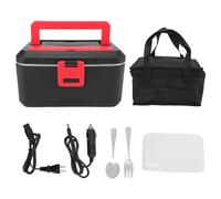 Yechiry 1,8 Litri per Alimenti Portatile per il Pranzo Elettrico, Box da Pranzo Riscaldabile SUS304 con Contenitori per la Lavastoviglie Alimentare per il Cibo per Alimenti per Uomini (Plug 220v)