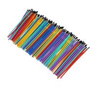 Yechiry 100 Pennelli per Bambini, Set di Pennelli con Robusto Manico in Plastica in Nylon, Accessori per Pittura Ad Acquerello, Olio e Acrilico, Ideali per Artigianato Artistico, Progetti Creativi
