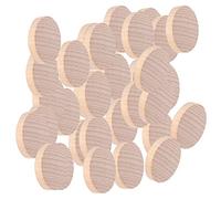 Yechiry 100 Pezzi Dischi in Legno in Bianco, Cerchi in Legno per Mestieri, Ritagli di Fai -da -te per Progetti Decorativi, attività Coinvolgenti per Bambini, Ideali per Vari Progetti con (4 cm)