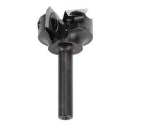 Yechiry 2+2 4 Bit Router Appiattimento della Lastra di Flauto, 1/4 Gambo 1 in Taglio a Doppio Lato Flauti Intercambiabili Mini Mini Boot -Boot -bootcing Bit di Navigazione per Lamiera