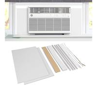 Yechiry 2 Pacchi Pannelli Isolanti in Schiuma per Condizionatore d'Aria per Finestre, Pannello in Schiuma Isolante per Correnti d'Aria per l'inverno e L'Estate 11.0x17.0 Pollici