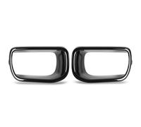 Yechiry 2 PCS Gloss Black Black Front Bumper Air Vent Frence Grover Sostituzione del Rivestimento del Freno per Sfiorare per S F55 F56 F57 2014-2021 con Materiale PC ABS Ad Alta