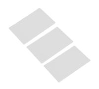 Yechiry 3 Pezzi Copriobiettivo Superiore Superiore in Plastica di Ricambio Durevole per Parti dello Schermo LCD della Console 2DS Facile da Usare (WHITE)