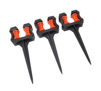 Yechiry 3pcs Garden Hose Spike, Rullo del Supporto per Il Posizionamento Tubo, Strumento di Irrigazione del Cortile per Esterni con Rullo di Protezione per Tubo per Giardino, Prati, Irrigazione del