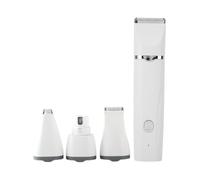Yechiry 4 in 1 Clipper per Cani a Basso Rumore, Kit di Toelettatura per Animali Domestici con 4 Pale Sostituibili Motore Ricaricabile USB 7000 Giri/Mins Rasola per Animali