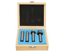 Yechiry 4 Pezzi MT1 MT2 Torna in Legno Che Gira il Set Centrale di Tazza di Spur, in Acciaio Torna in Legno Center Drive Spur Cup Arbor con Custodia in per la Lavorazione e la (MT2)