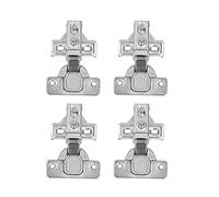 Yechiry 4 Set Cerniere Idrauliche Per Porte Design Robusto Da 105 Gradi Per Armadi Americani Acciaio Laminato A Freddo 85x62mm