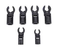 Yechiry 6 Chiavi a Zampa di Corvo, Set di Chiavi a Bussola 1/2 e 3/8, Chiave per Tubo Carburante a Testa Flessibile a 6 Punti 12mm 14mm 16mm 17mm 18mm 19mm Apertura con Testa Mobile a