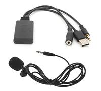 Yechiry Adattatore Aux In, Streamer Audio Wireless Universale per Auto, Chiamante Manuale per Veicoli con Ingresso 5.0, Cavo da 150 Cm