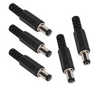 Yechiry Adattatore Connettore Coassiale Jack Maschio DC 2,1 X 5,5 Mm con Design Terminale Elastico Lunga Durata Pezzi per Progetti Elettronici