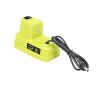 Yechiry Adattatore per Batteria di Antenna Parabolica, Cavo Impermeabile | Doppie porte USB, Ricarica rapida PD 3.0, Design compatto, Ideale per il campeggio, Compatibile con la batteria Roybi