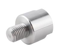 Yechiry Adattatore per Mandrino della Paletta del Tornio, Riduttore del Mandrino del del Tornio, Adattatore da 1 Pollice 8TPI Maschio a Femmina 30x3,5 Mm con Lato Piatto, Ideale per Accessori per