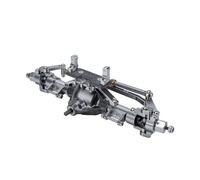 Yechiry Aggiornamento Dell'asse Anteriore per Cingolato Axial SCX10 1/10 RC, Resistente Struttura in Alluminio e Acciaio CNC, Pignone Alto Maggiore Altezza da Terra, 1 unità (Di)