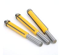 Yechiry Bit Router per la Lavorazione del Legno, 3 Pezzi 8 Mm Gambo Yg8 in Lega di Lavorazione del Router in Legno Tagliatela Tagliata con il Cuscinetto per la Modellazione della di, 45#