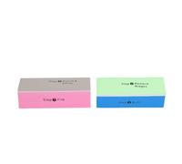 Yechiry Blocco Tampone per Unghie a 4 Vie, Lima per Unghie in Spugna EVA per Modellare, Levigare e Lucidare, 10 Pezzi Blocchi Lucidanti Riutilizzabili per in Gel Acrilico (10PCS)