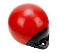 Yechiry Boa Gonfiabile per Barche, Boa di Ormeggio Portatile in PVC Resistente all'Usura, Parabordi Rotondi Pieghevoli Rossi per L'ormeggio e L'attracco, Prevengono Graffi (A 30)