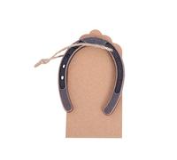 Yechiry Bomboniere Rustiche a Ferro di Cavallo, Mini Ferro di Cavallo in Metallo 7x6 Cm con Etichette Kraft, Bomboniera per Matrimoni, Ideale per Decorazioni Natalizie di Anniversario (Colore