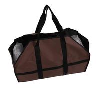 Yechiry Borsa Portante Portatile, Grande Borsa per Legno di Fuoco, Supporto per Legna da Ardere con Manici Comodi per Il Barbecue da Campeggio a Riscaldamento Domestico (A)