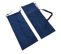 Yechiry Borsa Portaoggetti in Velluto per Mahjong, Borsa con 4 Scomparti Separati per Piastrelle Mahjong, Rastrelliere, Dadi, Tabelloni Segnapunti, Blu Navy 62x23 Cm, Ideale per