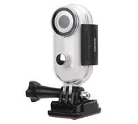 Yechiry Camera da Colletto da Gatto 4K, Foto da 8 MP, Video da 30, Connessione Dell'app per Smartphone Wireless, Cordino Magnetico, Supporto per la Memoria da 256 GB per Pesca, (WHITE)
