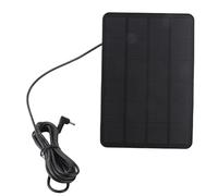 Yechiry Caricabatterie Efficiente da Pannello Solare Portatile IP65 da 10 W per Telecamera Ad Anello - Ricarica per Sorveglianza, Materiale: ABS/silicio Monocristallino, 1 Pannello Solare/1 Base/3