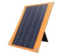 Yechiry Caricatore a Batteria Solare, Caricatore di Pannelli Solari Policristallini da 16 W con Supporto, Interfacce USB C DC Caricano Fino a 4 Dispositivi, Kit di Pannelli Solari per Emergenza,