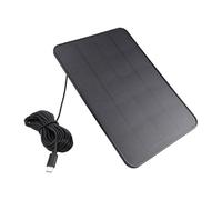 Yechiry Caricatore Solare da 10 W, Pannello Solare Impermeabile, Caricatore da Pannello Portatile con Uscita USB Tipo C, Ideale per Videocitofono, Telecamere di Sicurezza, Luci a LED e Piccoli